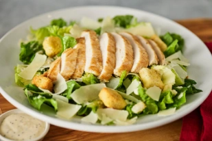 Everything Chicken Caesar Salad
